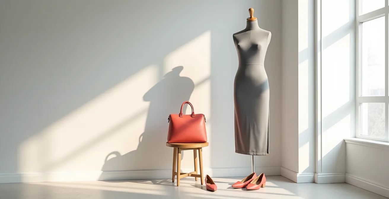 Fashion accessories demonstrating color theory in practice