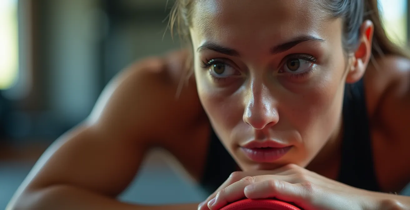 Athletic person using foam roller on leg muscles showing pressure points